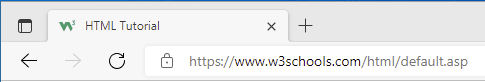 An example of a favicon in a browser tab